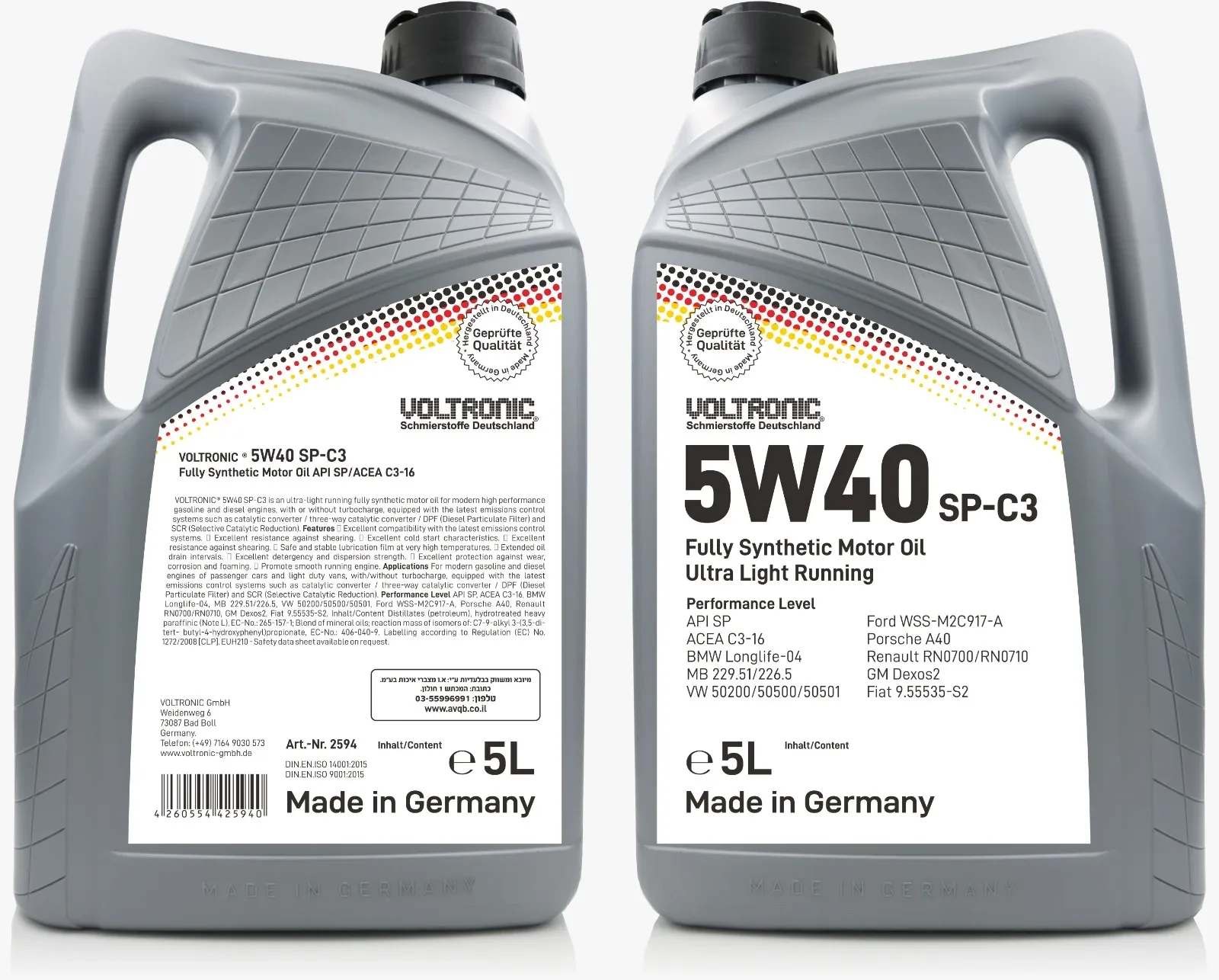 Voltronic 5W40 SP-C3